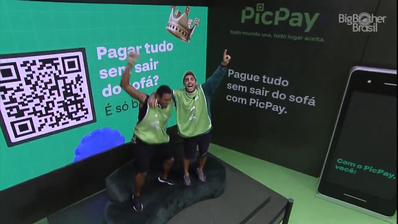 Paulo André e Pedro Scooby vencem Prova do Líder do BBB 22