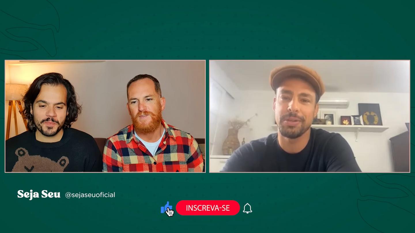 Cauã Reymond em entrevista para o canal Seja Seu