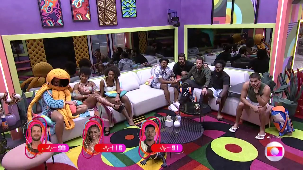 Sete finalistas do BBB 22 (Foto: Reprodução/ Globoplay)