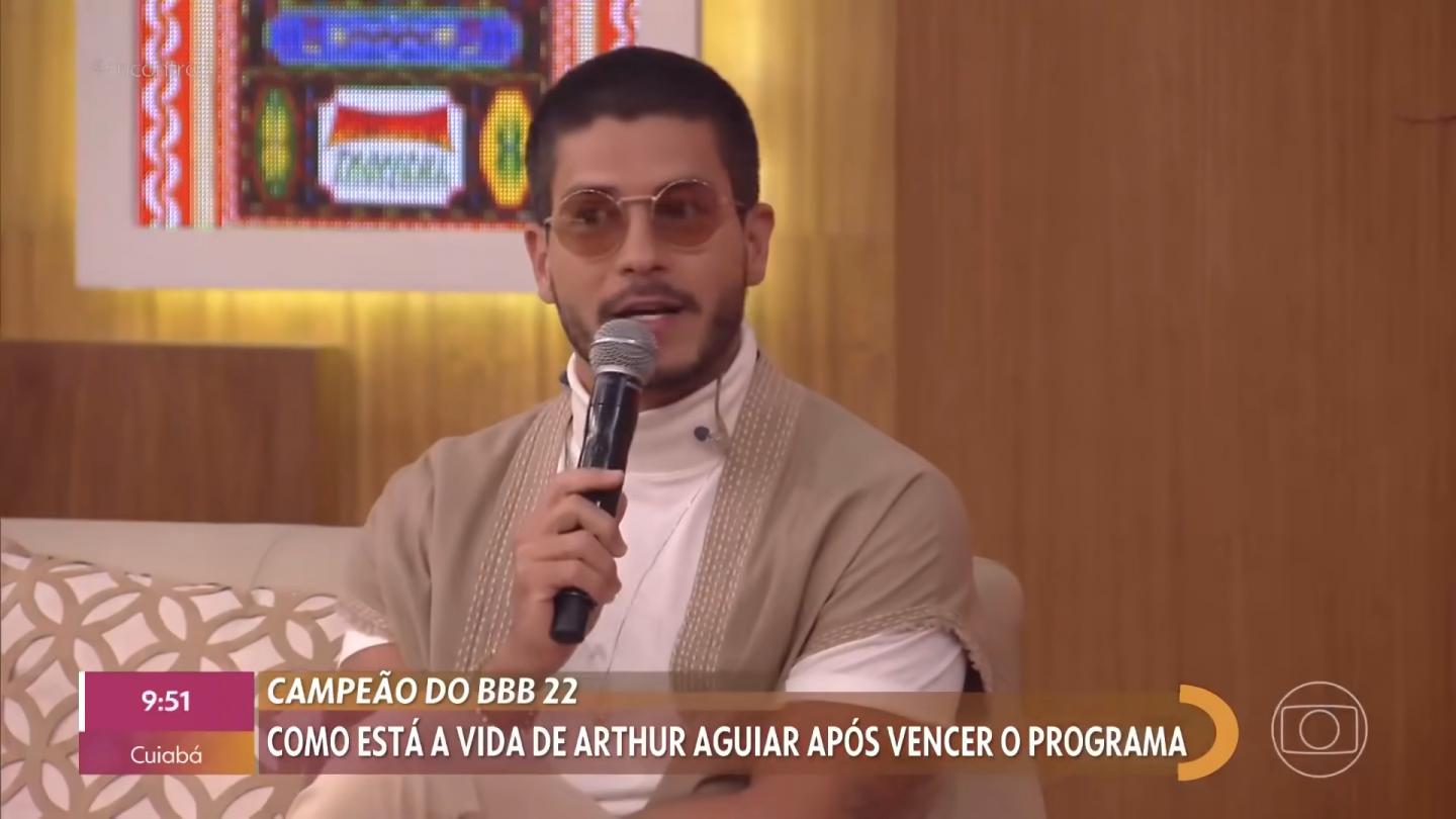 Arthur Aguiar em entrevista ao Encontro com Fátima