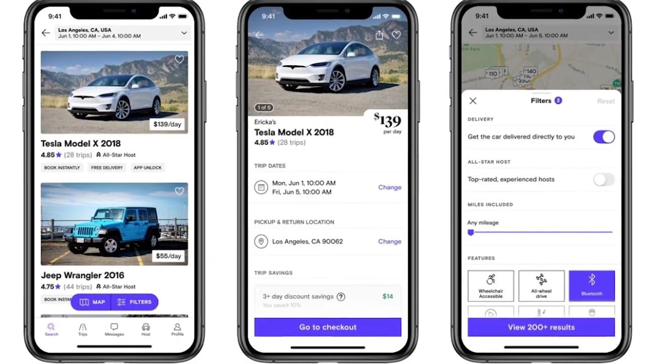 Turo para aluguel de carros nos Estados Unidos