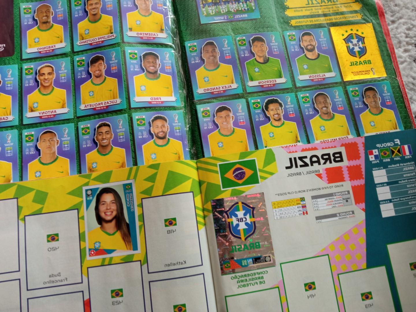 Álbum de figurinhas da Copa do Mundo de futebol feminino em 2023