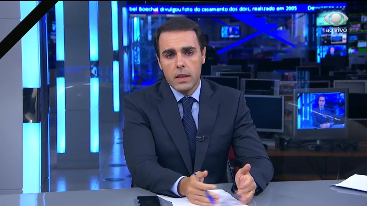 Jornalista Rafael Colombo em momentos da biografia