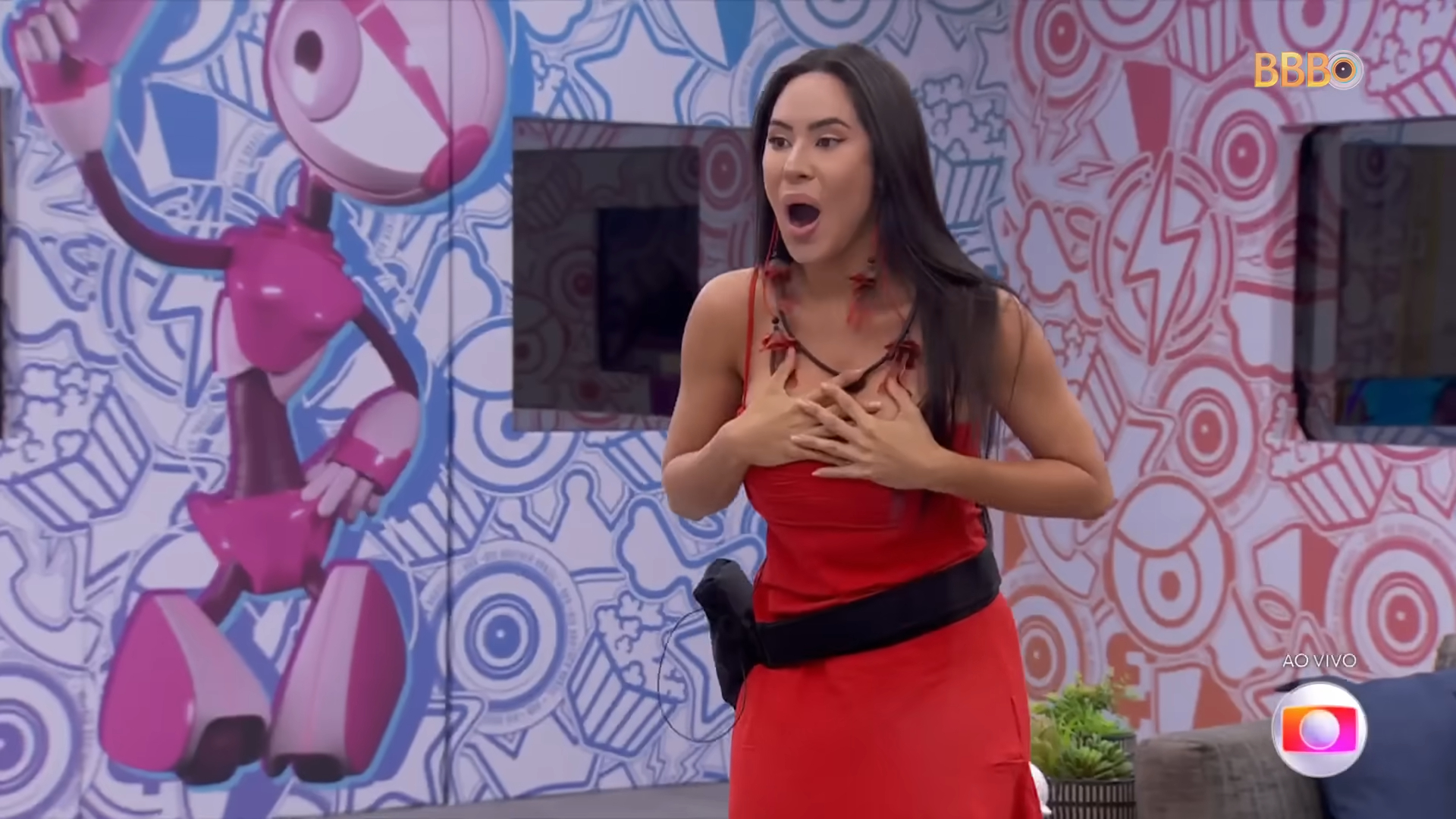 Isabelle Nogueira em momento importante do BBB24