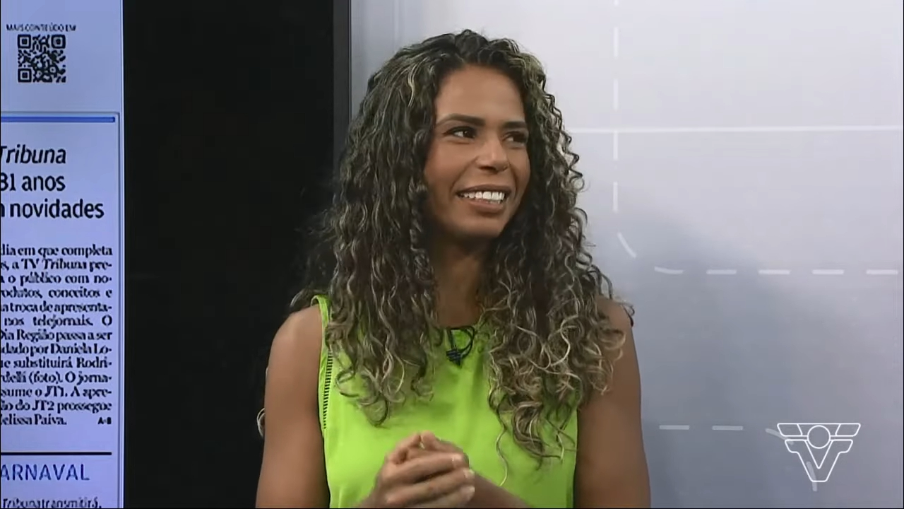 Daniela Lopes no Grupo Tribuna da Globo