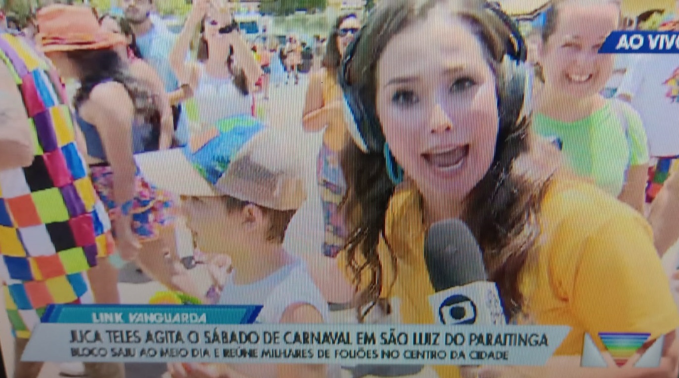 Laurene Santos no Carnaval 2024 em São Luiz do Paraitinga