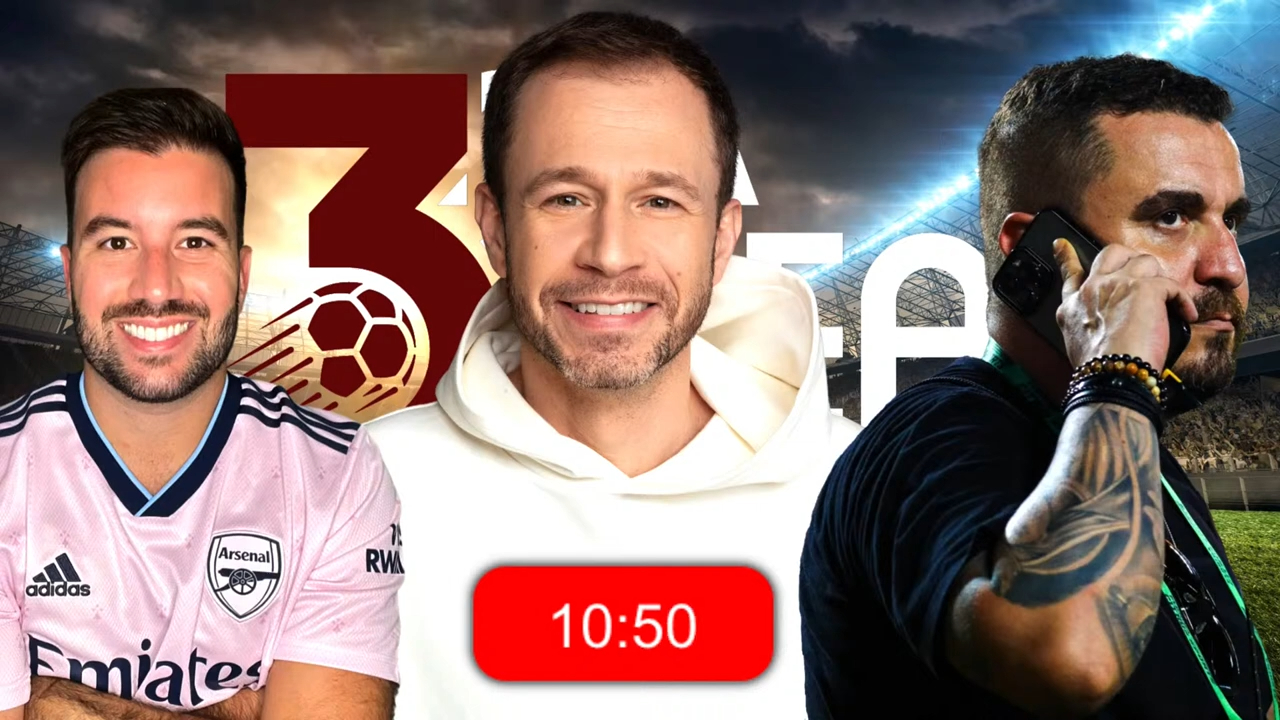 Tiago Leifert, Fui Clear e Victor Canedo no 3 Na Área no YouTube