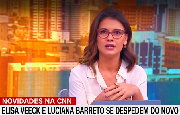 Elisa Veeck na CNN Brasil (Foto: Reprodução/ YouTube)