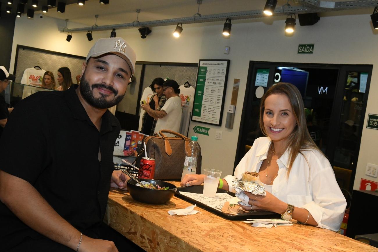 Restaurante de comida mexicana, o Gua.co de São José, recebendo influencers