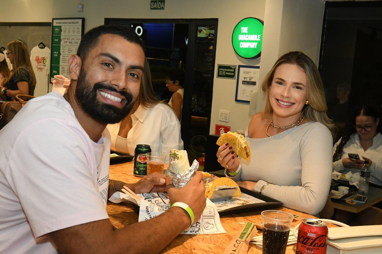 Restaurante de comida mexicana, o Gua.co de São José, recebendo influencers