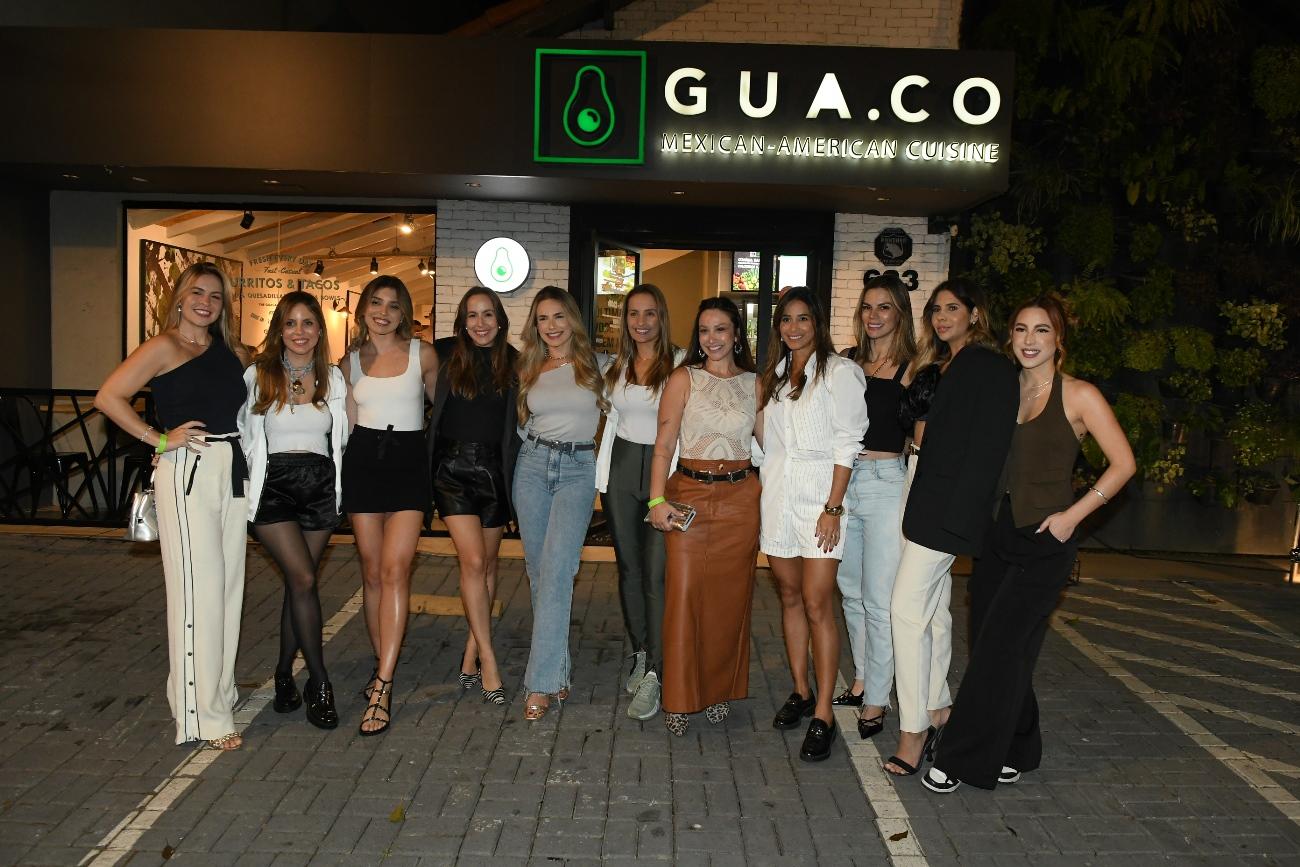 Restaurante de comida mexicana, o Gua.co de São José, recebendo influencers