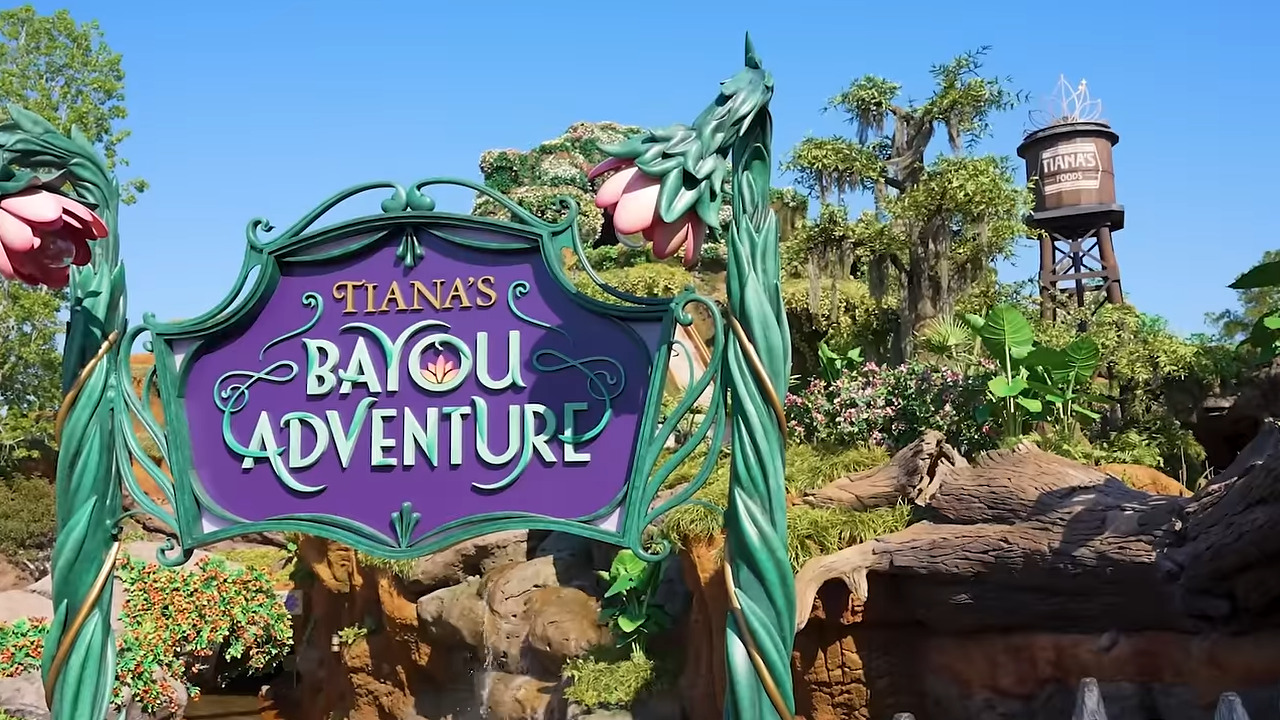 Tianas Bayou Adventure no Magic Kingdom nova montanha-russa (Foto: Reprodução/ YouTube)