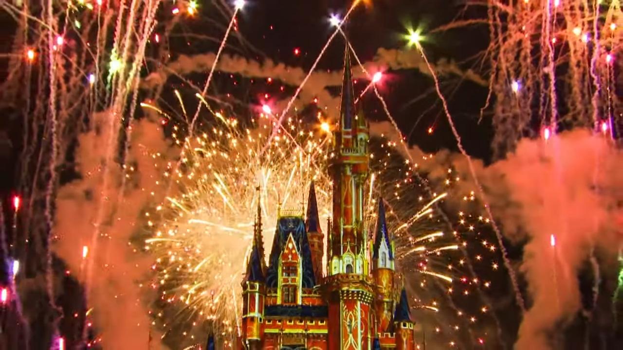 Cenas do Magic Kingdom em Orlando nos EUA