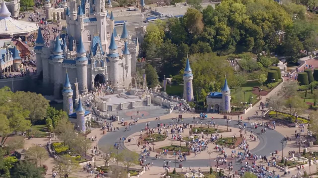 Cenas do Magic Kingdom em Orlando nos EUA