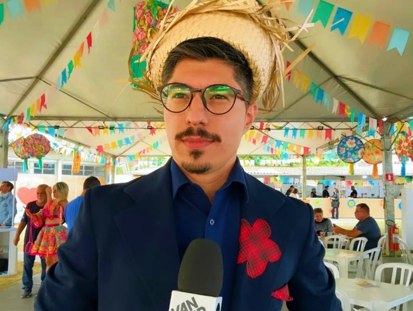 Zé Eymard repórter da TV Vanguarda (Foto: Reprodução/ Instagram)