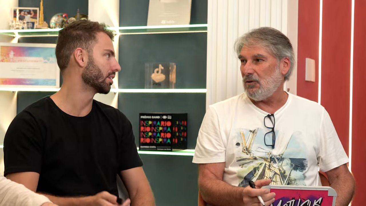 Matheus Costa e o pai, José