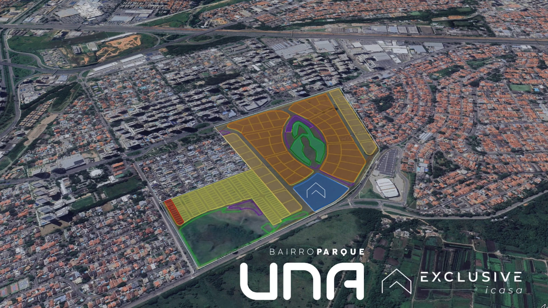 Parque Una no Terreno das Vaquinhas no Aquarius em SJC
