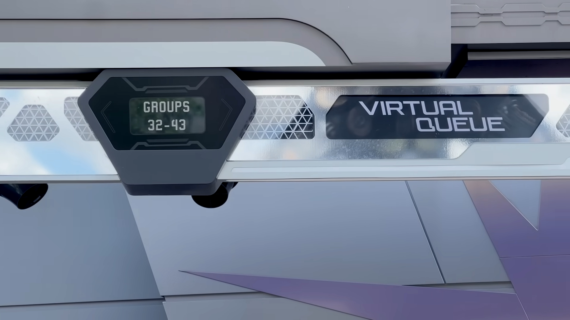 Destaque de fila virtual no brinquedo do Guardiões da Galáxia no EPCOT