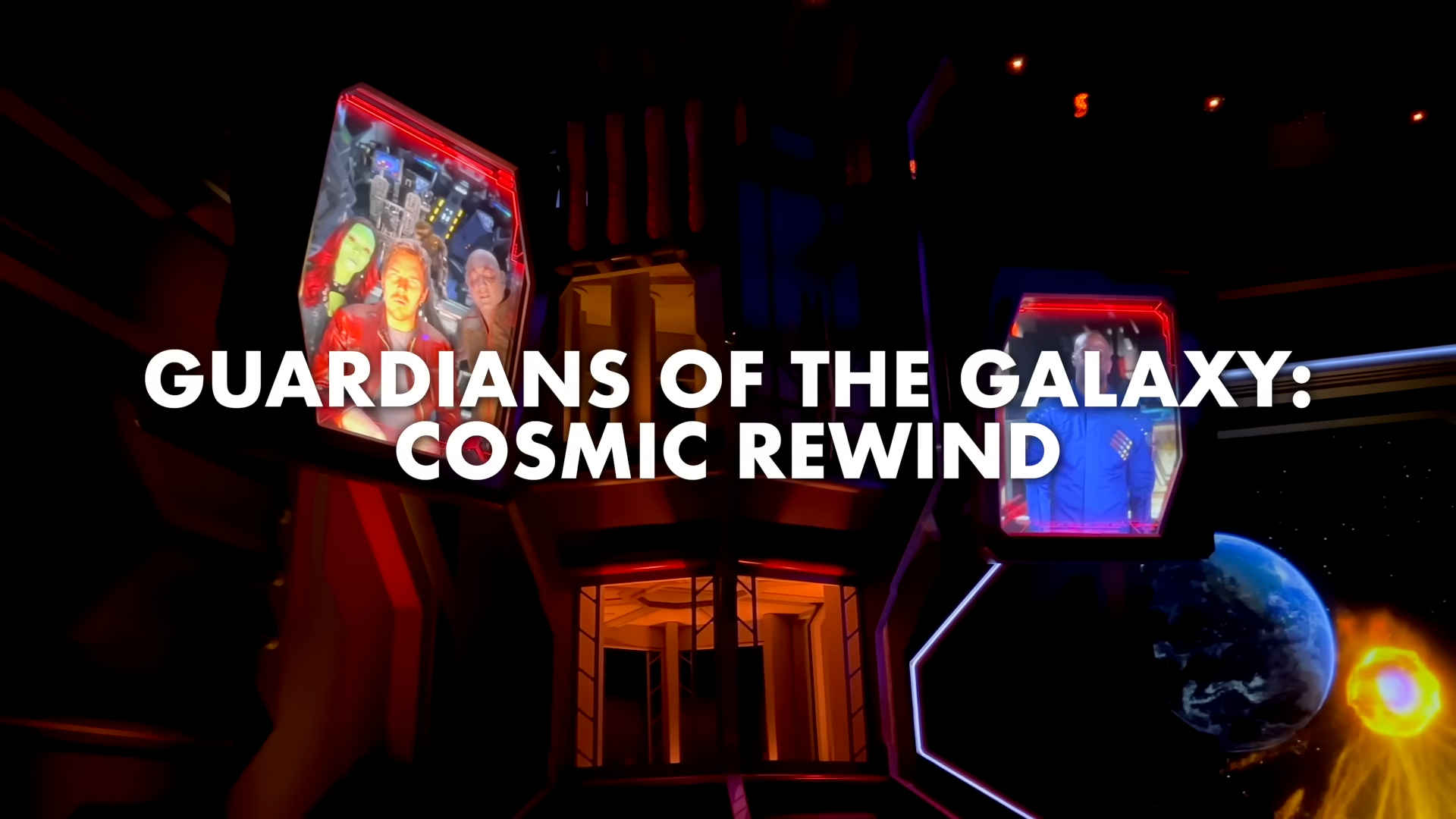 Brinquedo Guardiões da Galáxia no EPCOT