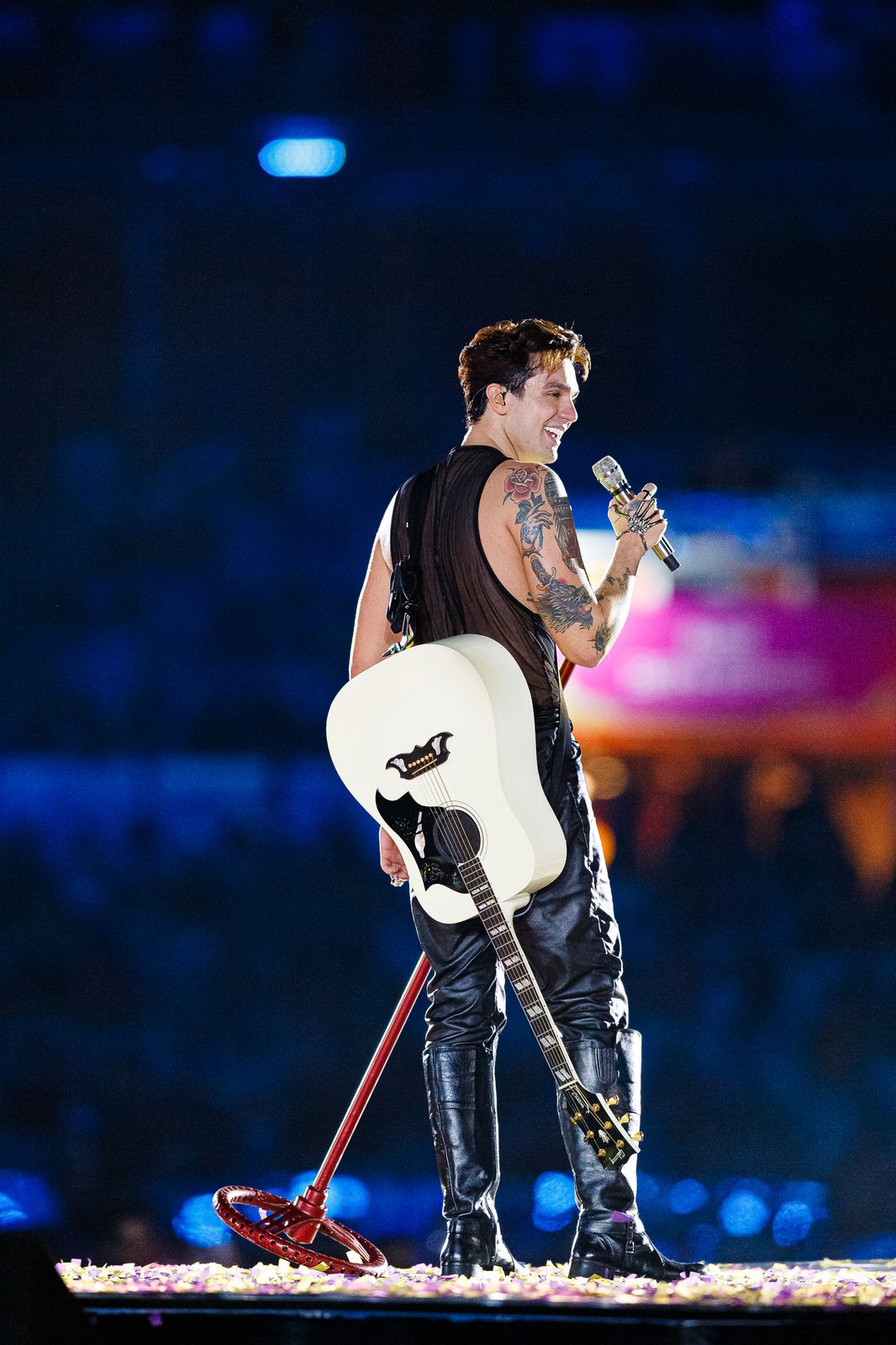 Luan Santana durante show