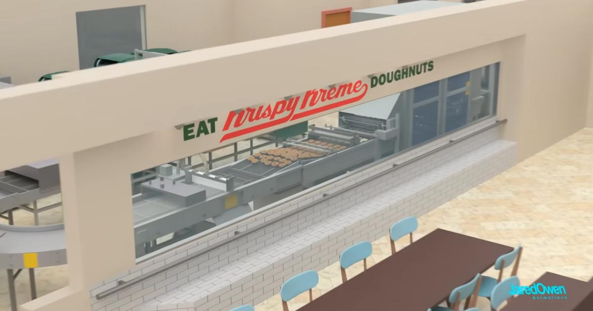 Fábrica de donuts da Krispy Kreme