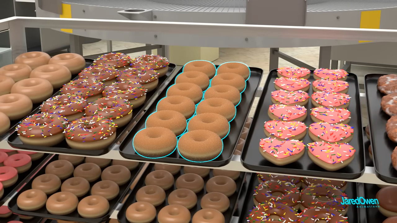 Fábrica de donuts da Krispy Kreme