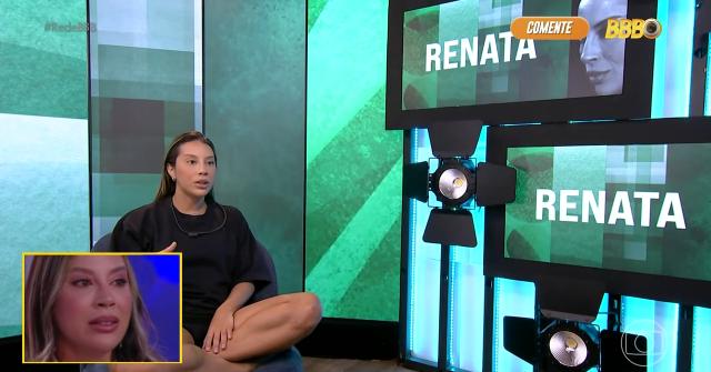 Renata é favorita na final do BBB 25 (Foto: Reprodução/ Globoplay)