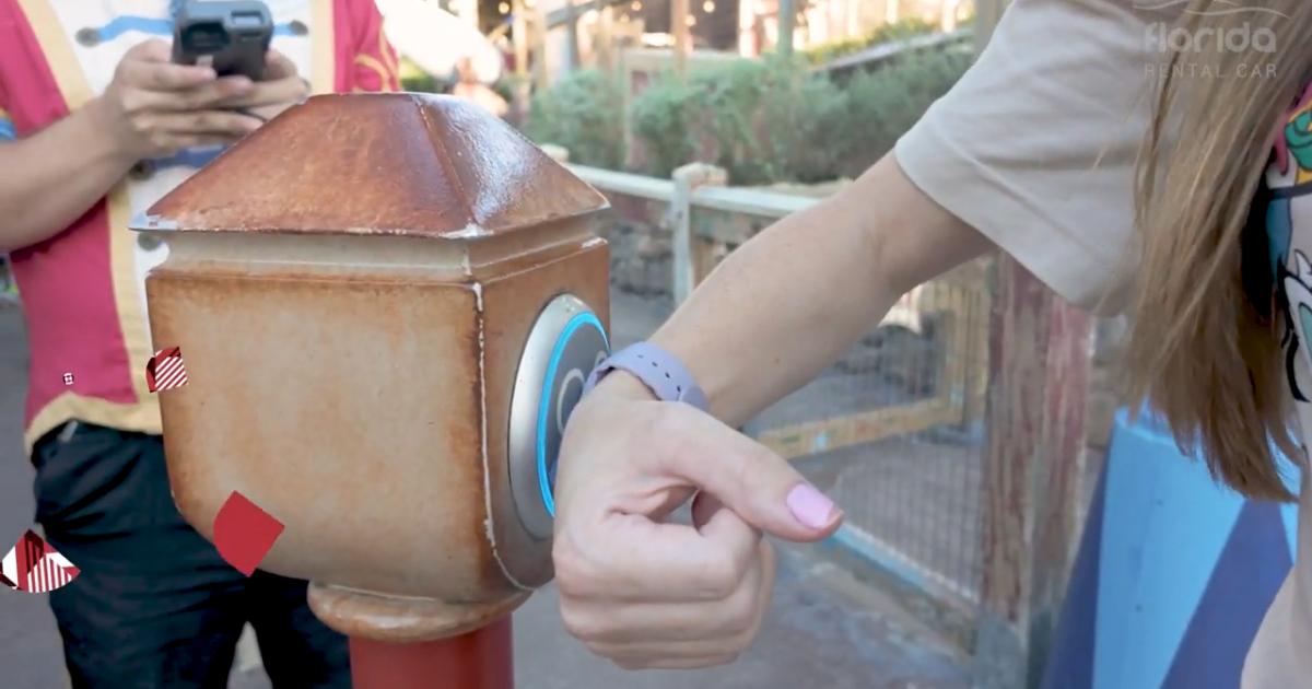 Pulseira de ingressos da Disney em Orlando