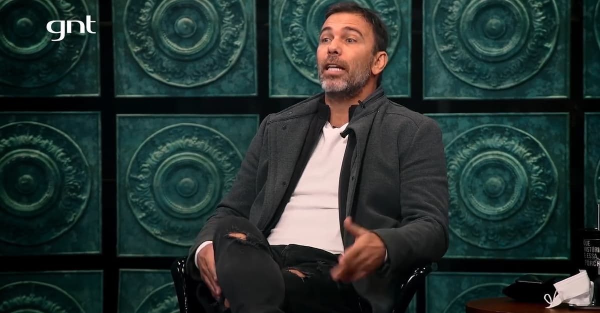 Ator Marcelo Faria em entrevista