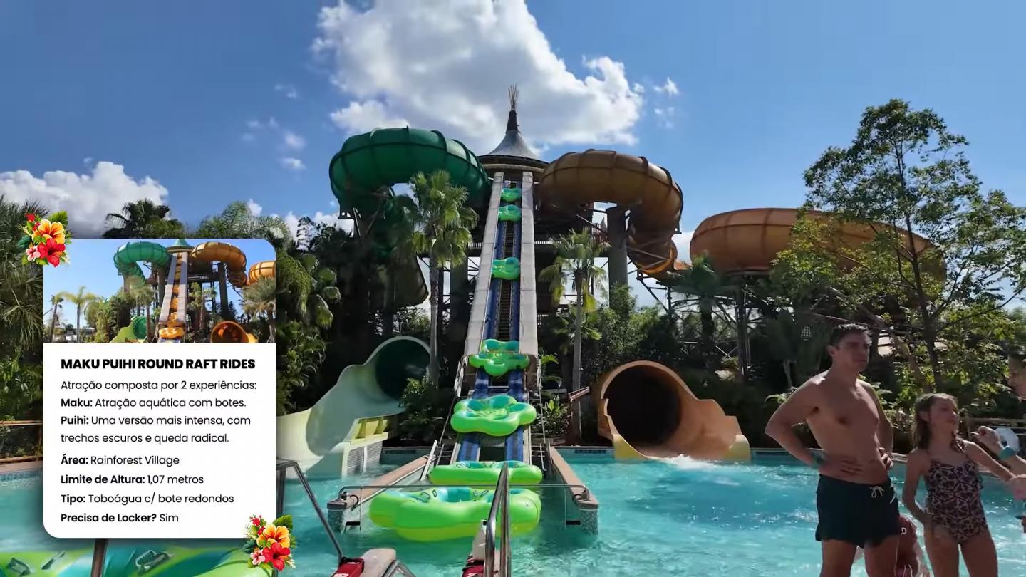 Melhores atrações do Volcano Bay parque aquático da Universal em Orlando