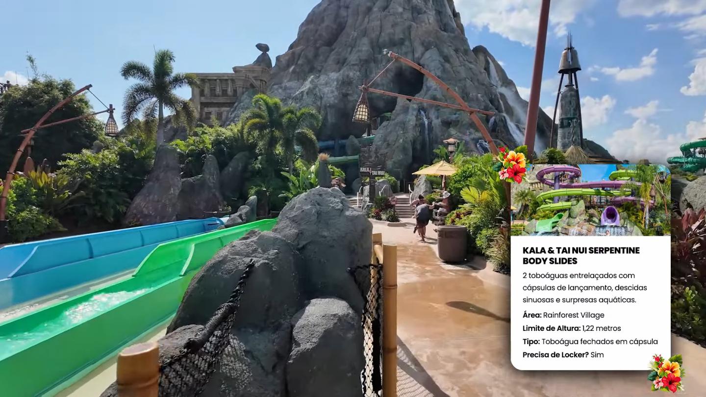 Melhores atrações do Volcano Bay parque aquático da Universal em Orlando