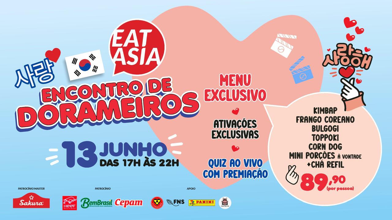 EAT Asía, famoso por sua autêntica gastronomia asiática, realiza evento imperdível em São José dos Campos