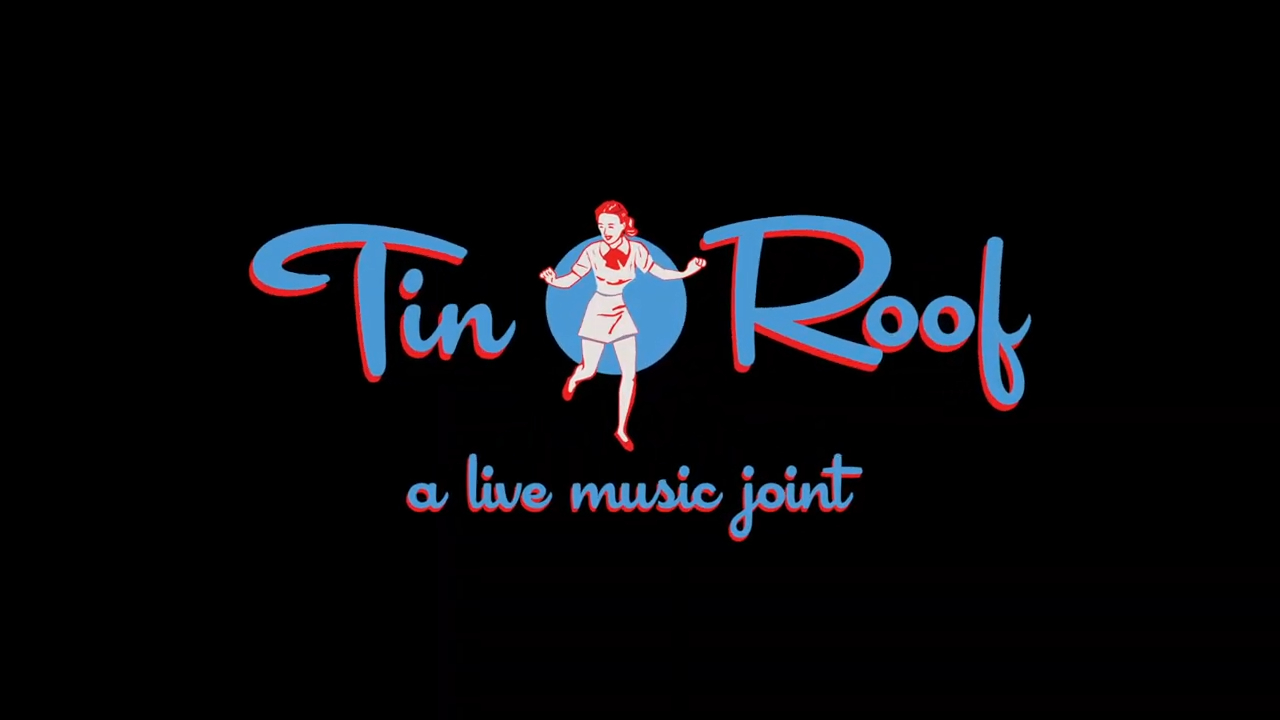 Slogan do bar Tin Roof em Orlando nos EUA