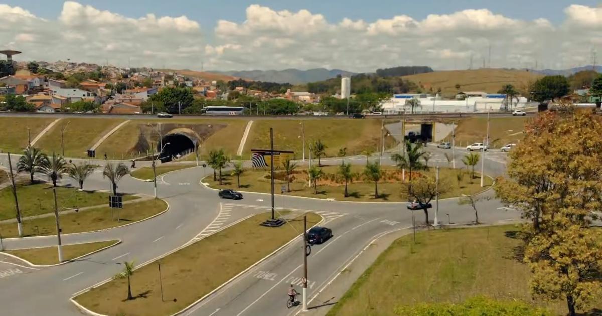 Visão aérea de Caçapava