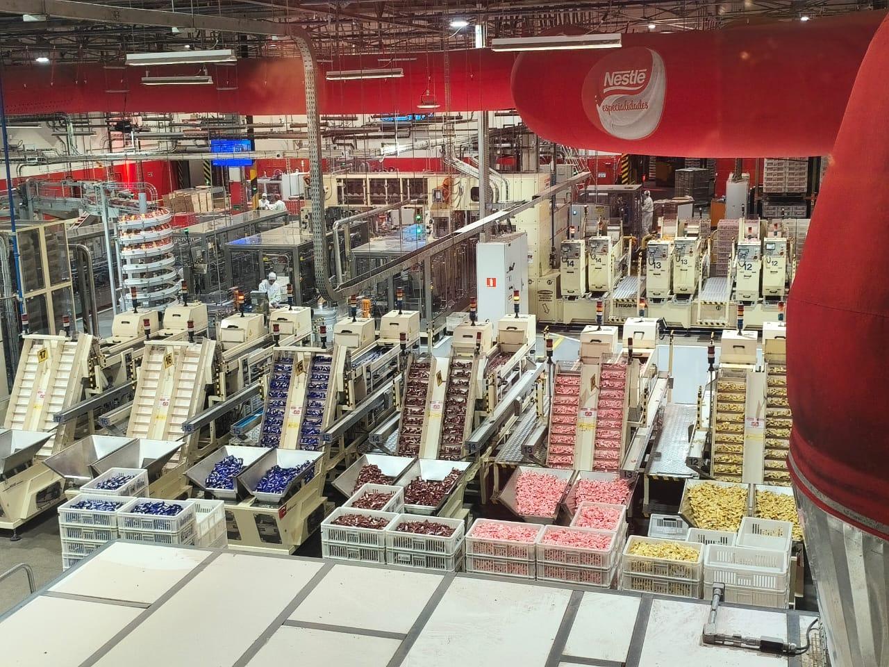 Fábrica da Nestlé em Caçapava. Passeio Chocotour