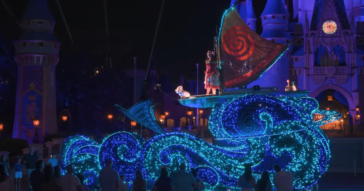Disney Starlight: Dream the Night Away show noturno do Magic Kingdom