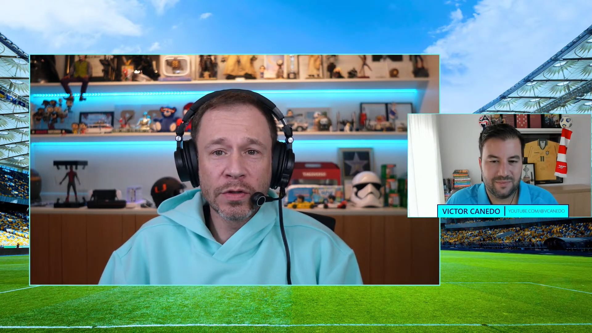 Tiago Leifert fala sobre lesão no futebol com o amigo Victor Canedo na Tiagol