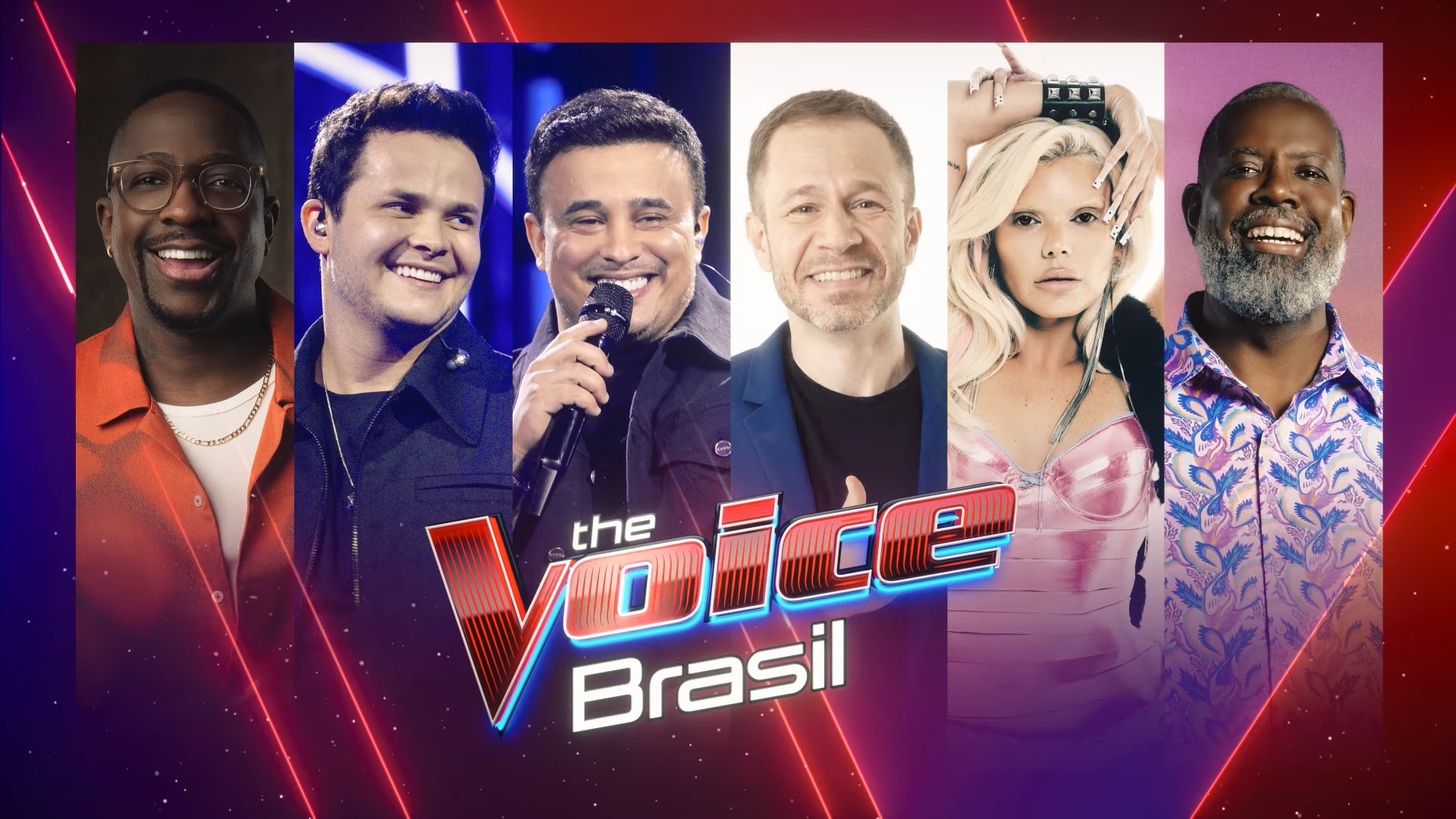Tiago Leifert na apresentação do The Voice Brasil no SBT
