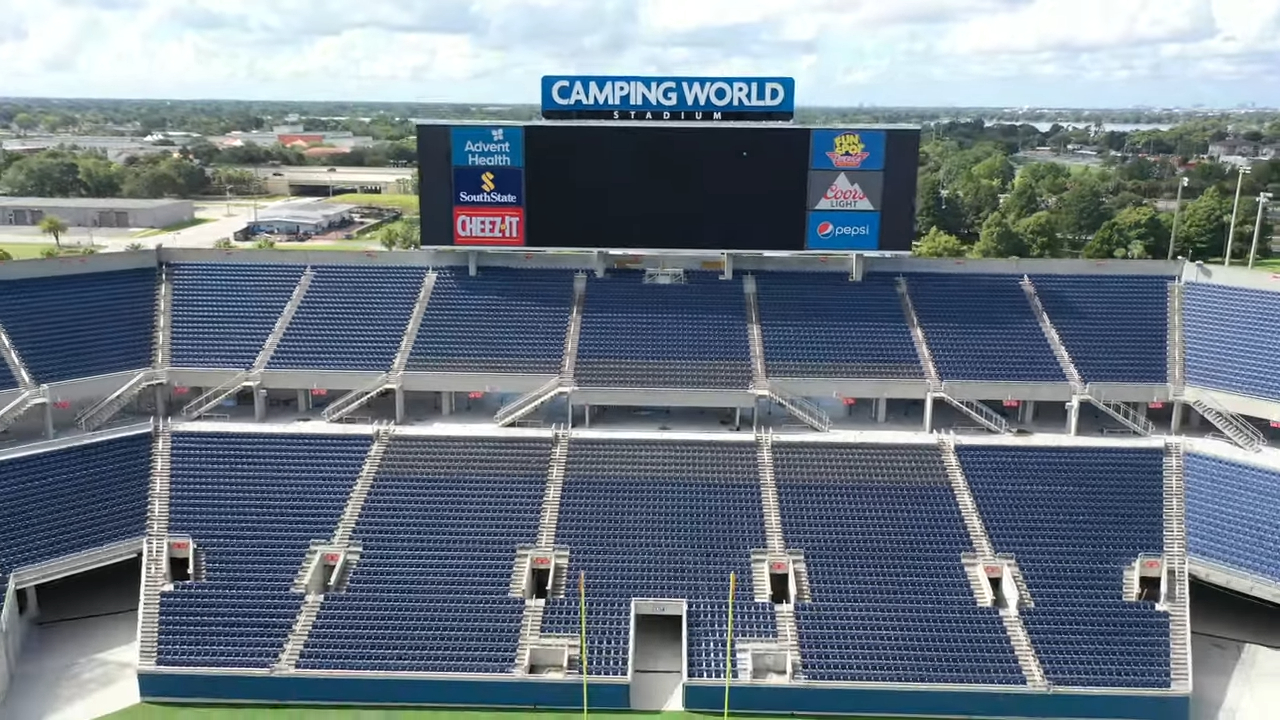 Camping World Stadium em Orlando nos EUA (Foto: Reprodução/ YouTube)