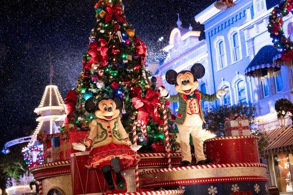 Magia do Natal nos Parques da Disney de Orlando nos EUA