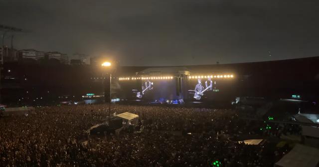 Show do Oasis no Morumbis (Foto: Reprodução/ YouTube)