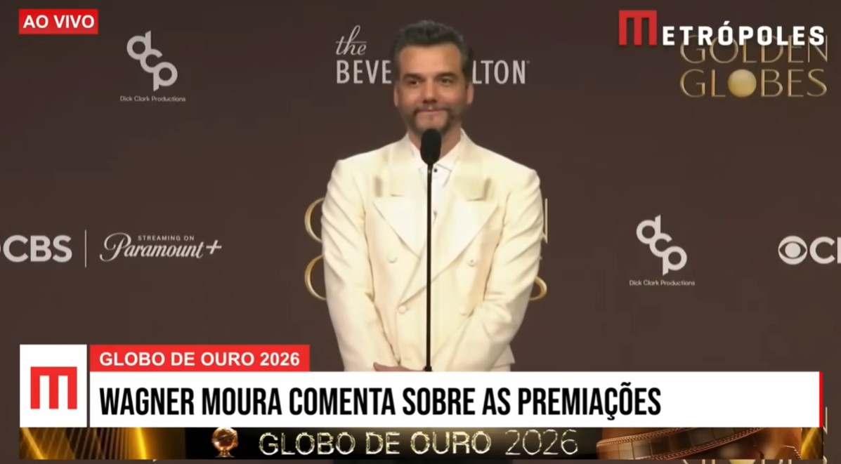 Wagner Moura no Globo de Ouro 2026