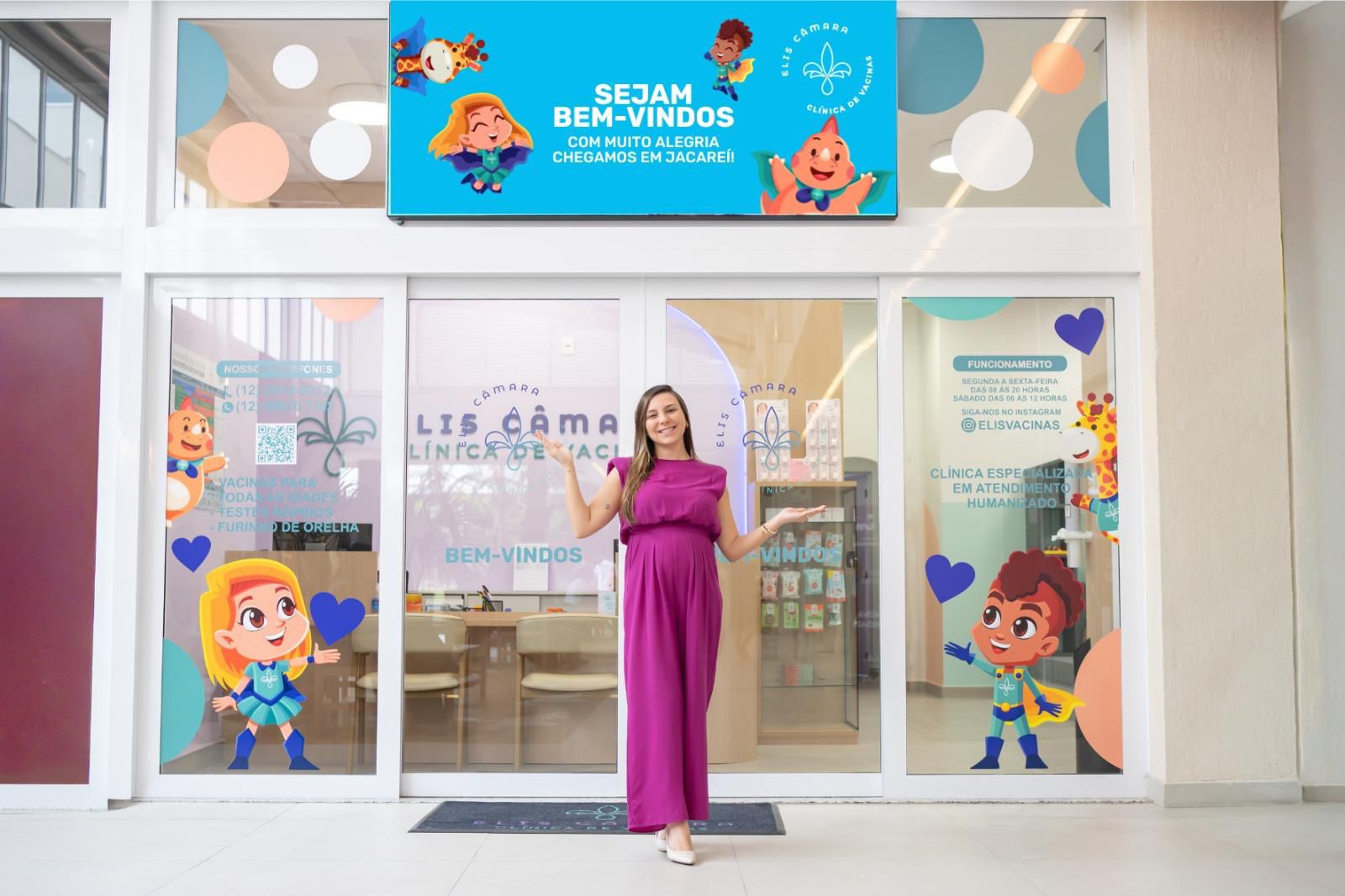 Atendimento humanizado de sucesso da Elis Vacinas na região. Em São José dos Campos e Jacareí. Vacinou ao vivo na TV?