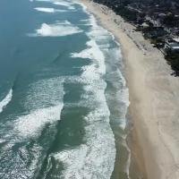 Praia de Maresias em São Sebastião no litoral norte de SP