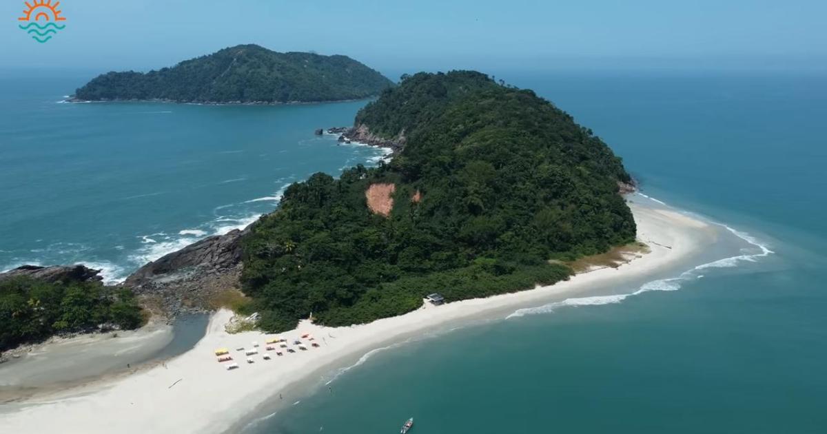 Praia de Maresias em São Sebastião no litoral norte de SP