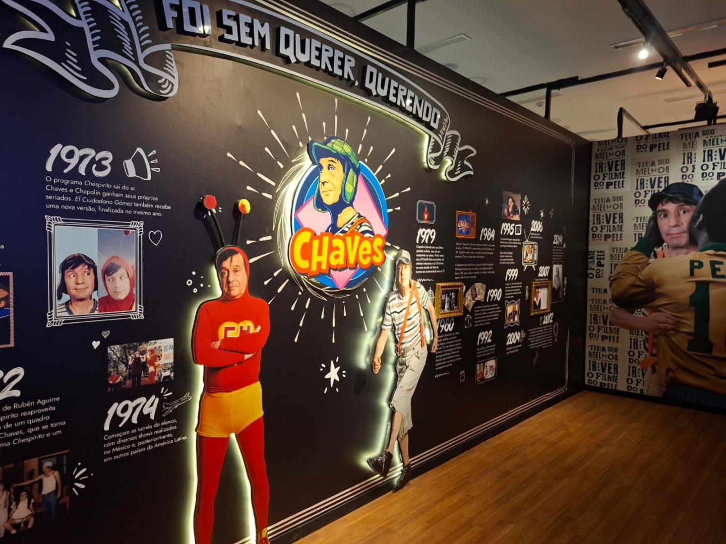 OsPaparazzi visitou a exposição Chaves e Chapolin no Vale Sul Shopping em São José dos Campos; quanto custa?