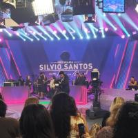Caravana em visita ao SBT com Patricia Abravanel