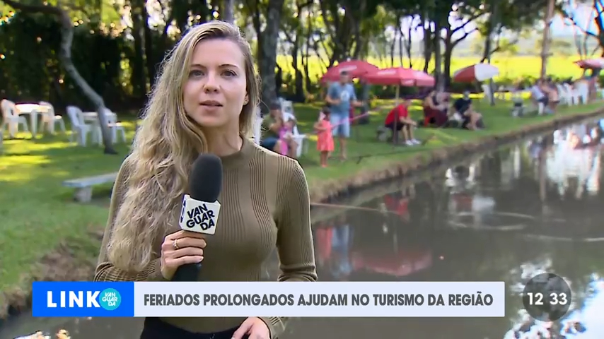 Cintia Garcia repórter da TV Vanguarda (Foto: Reprodução / Youtube)