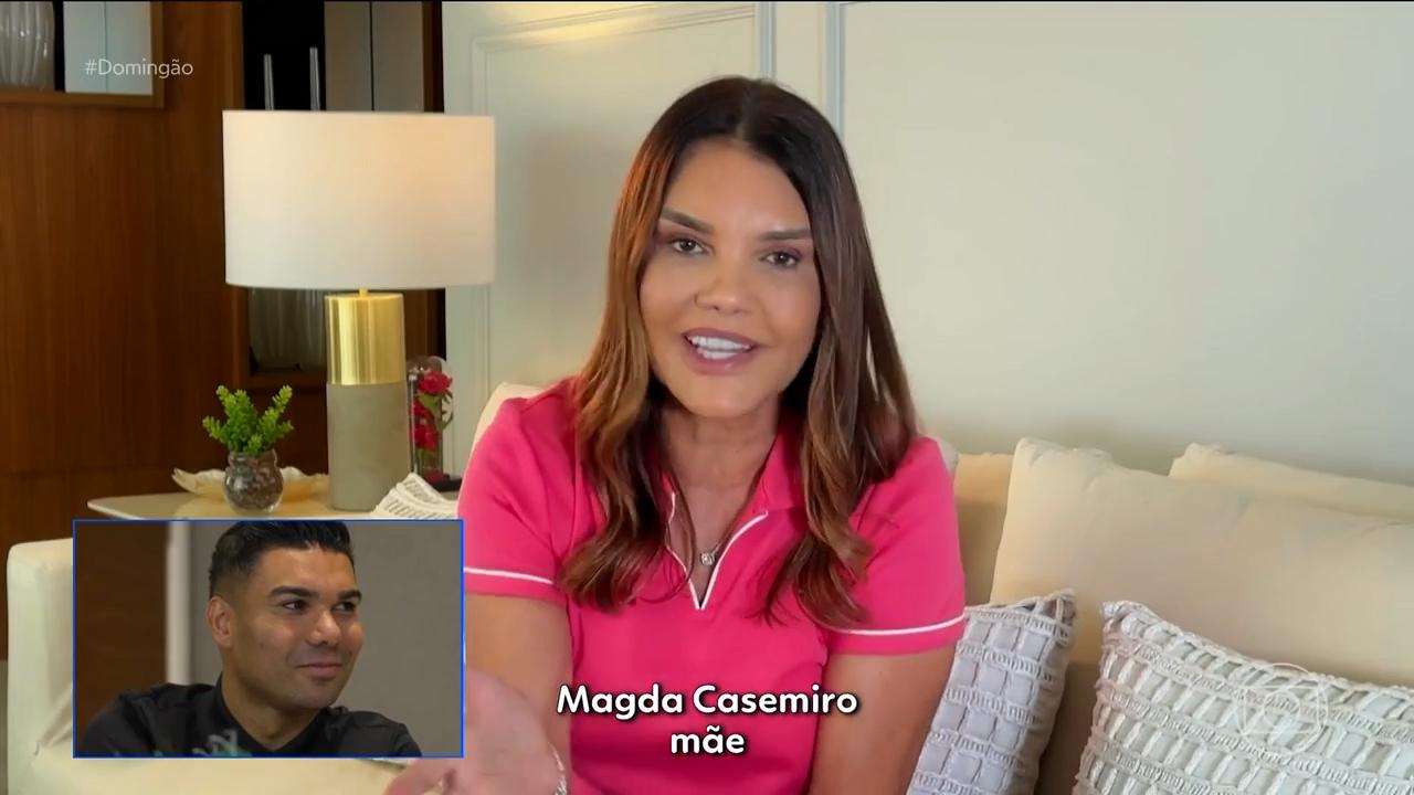 Família do jogador Casemiro, do Brasil, em São José dos Campos