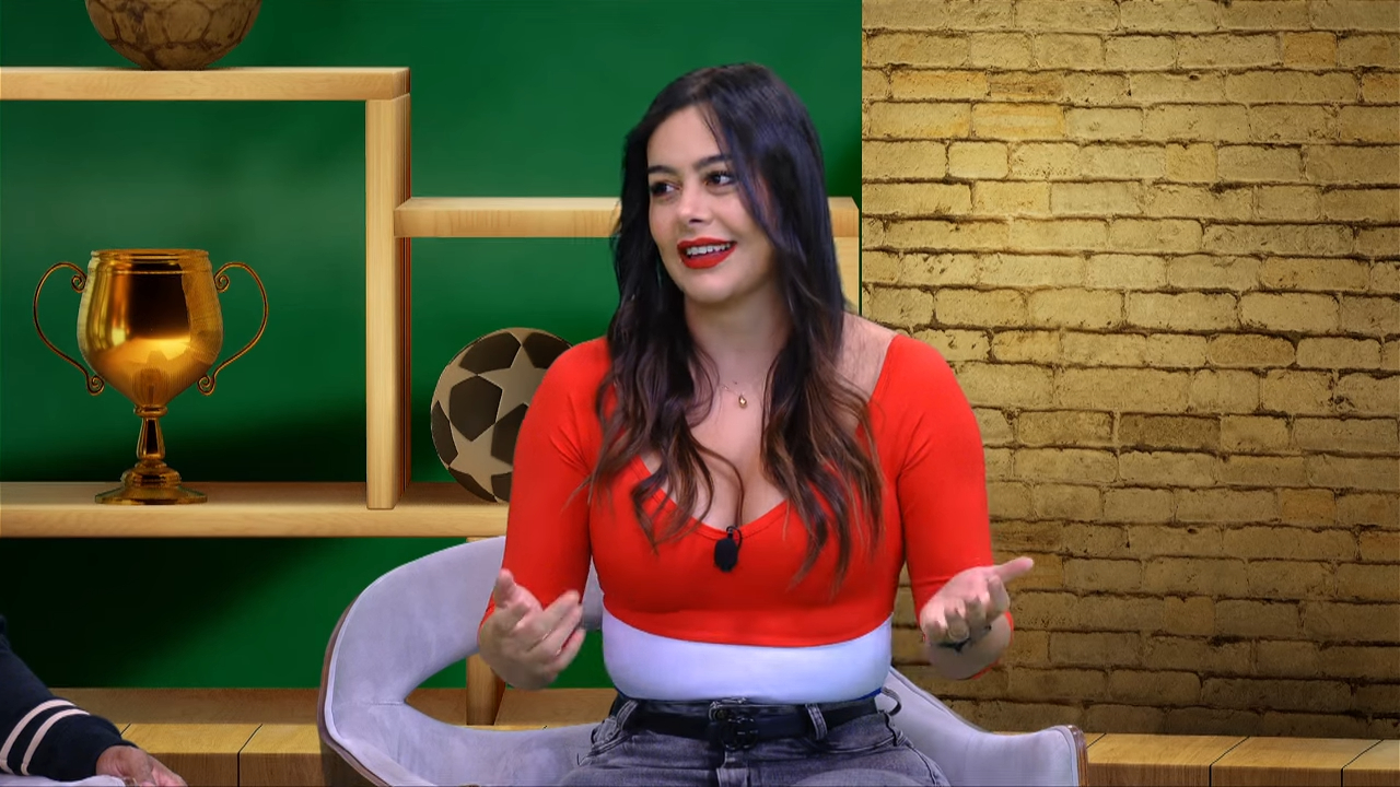 Larissa Riquelme em entrevista em 2026